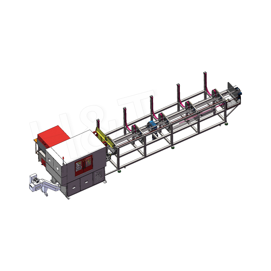 Talian Automasi Bersepadu Rotary Cutting & Chamfering Baharu